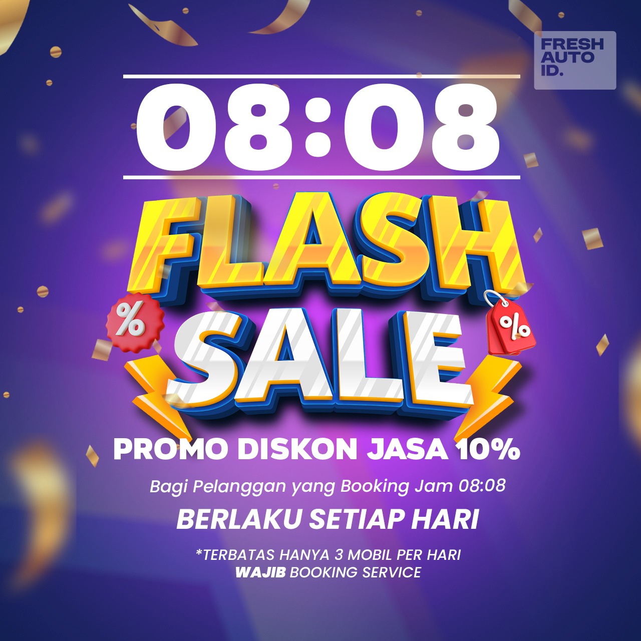 FLASH SALE 08:08